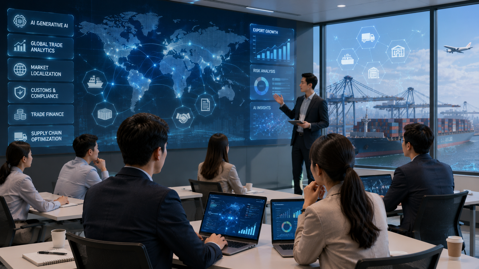 AI trade training for Korean export, procurement and supply chain professionals